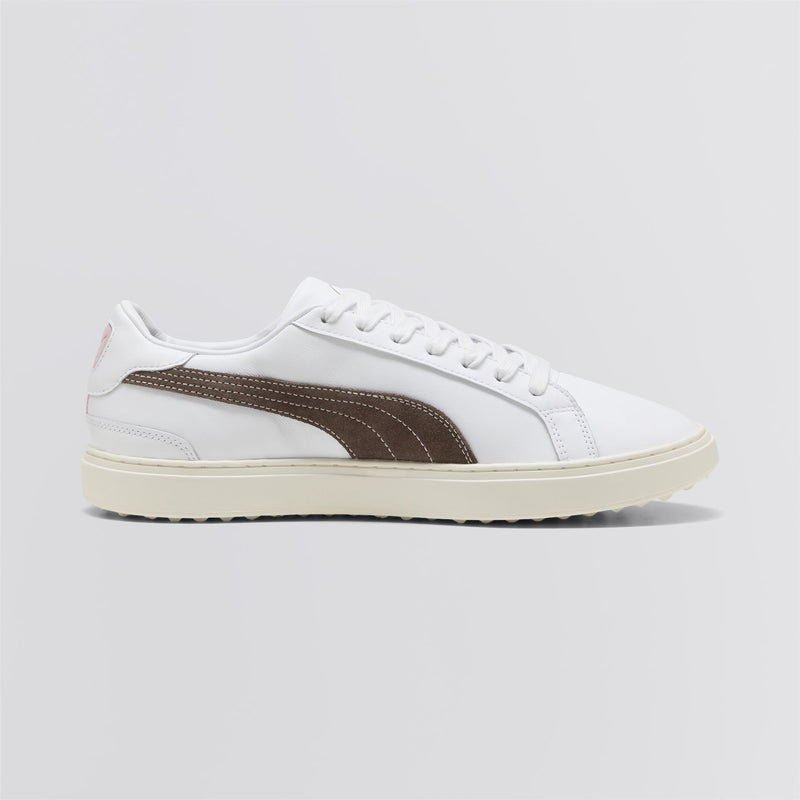 x AP Classic G Golf Shoes Puma White/Flat Bronze/Pale Pink