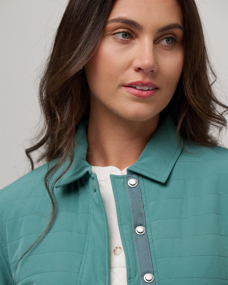 Womens Avery Shirt Jacket Agave