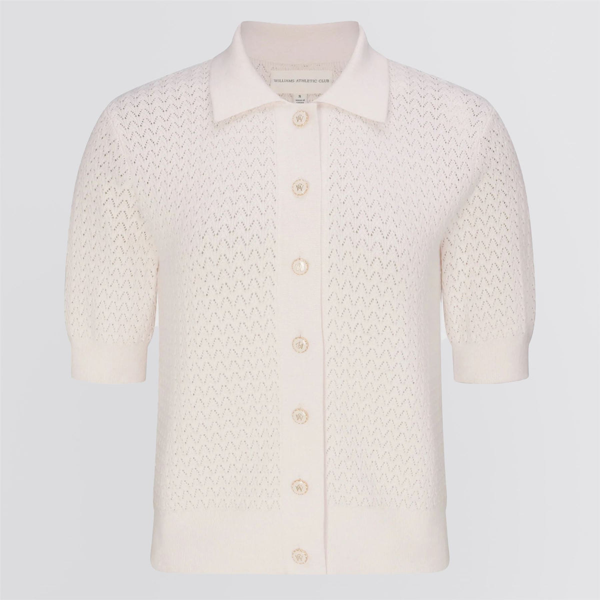 Womens Victoria Polo Pinky White