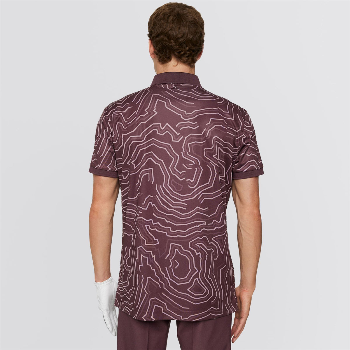 Tour Tech Print Polo Topo Huckleberry