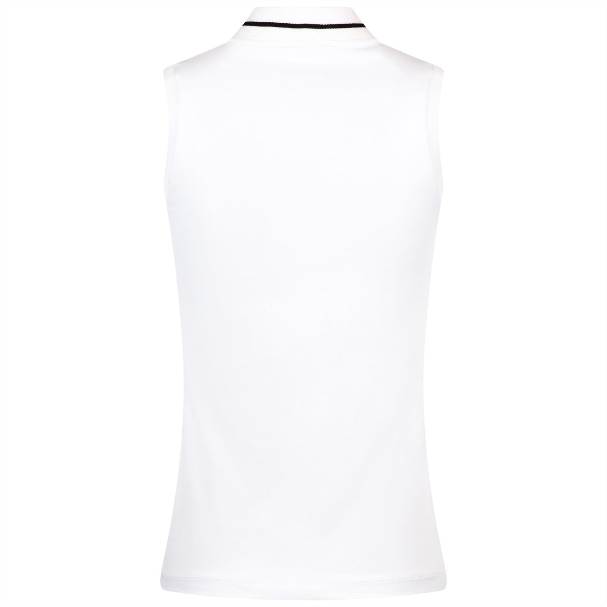 Womens The Maddie Sleeveless Polo White