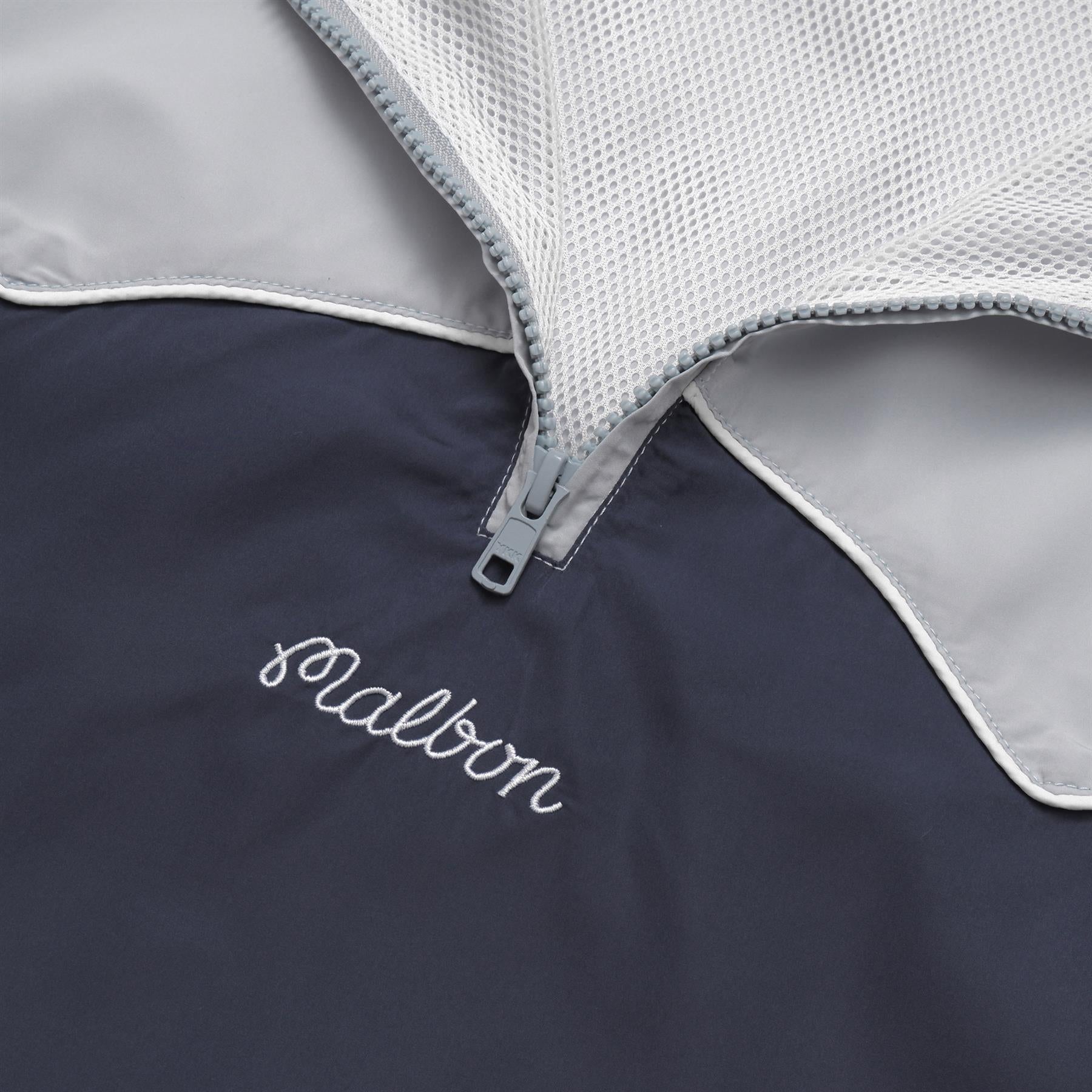 Malbon Golf Ryder Nylon Windshirt Blue | TRENDYGOLFUSA.COM