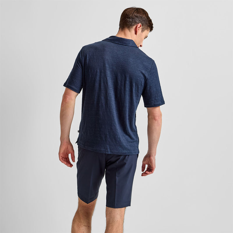 Roy Linen Polo JL Navy
