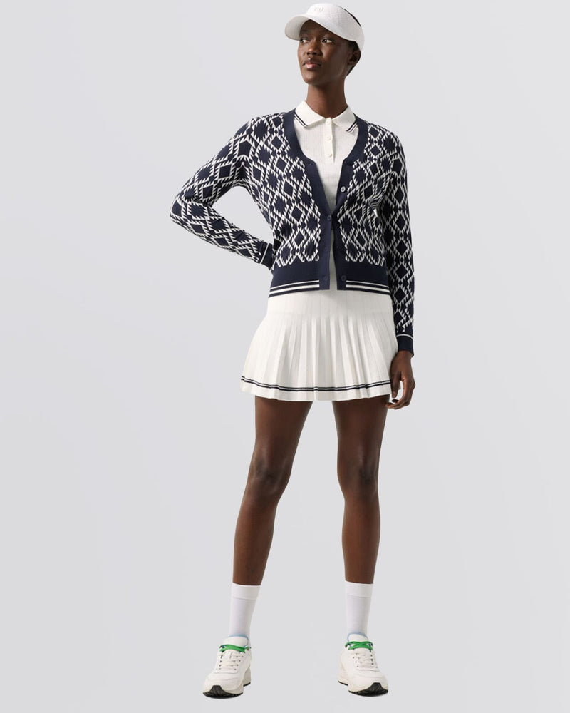 Womens Amber Knit Cardigan Navy