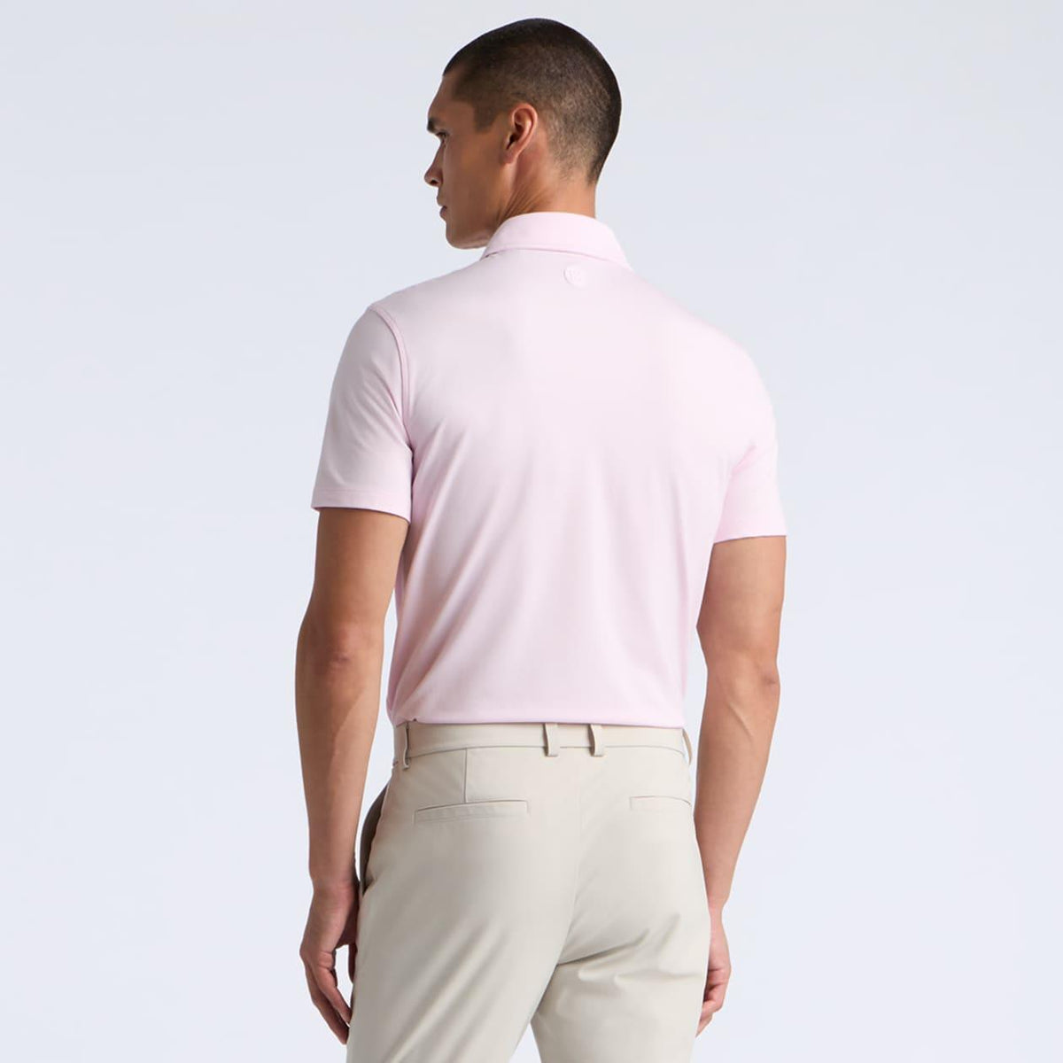 All Play Stretch Knit Polo Blush