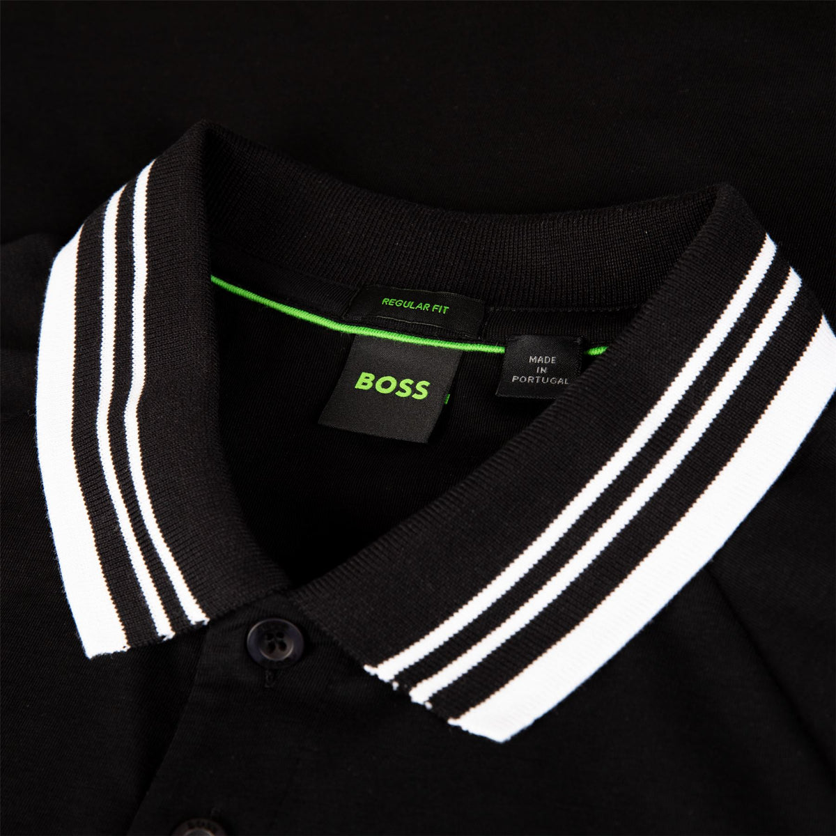 Paddy Rib Polo Black
