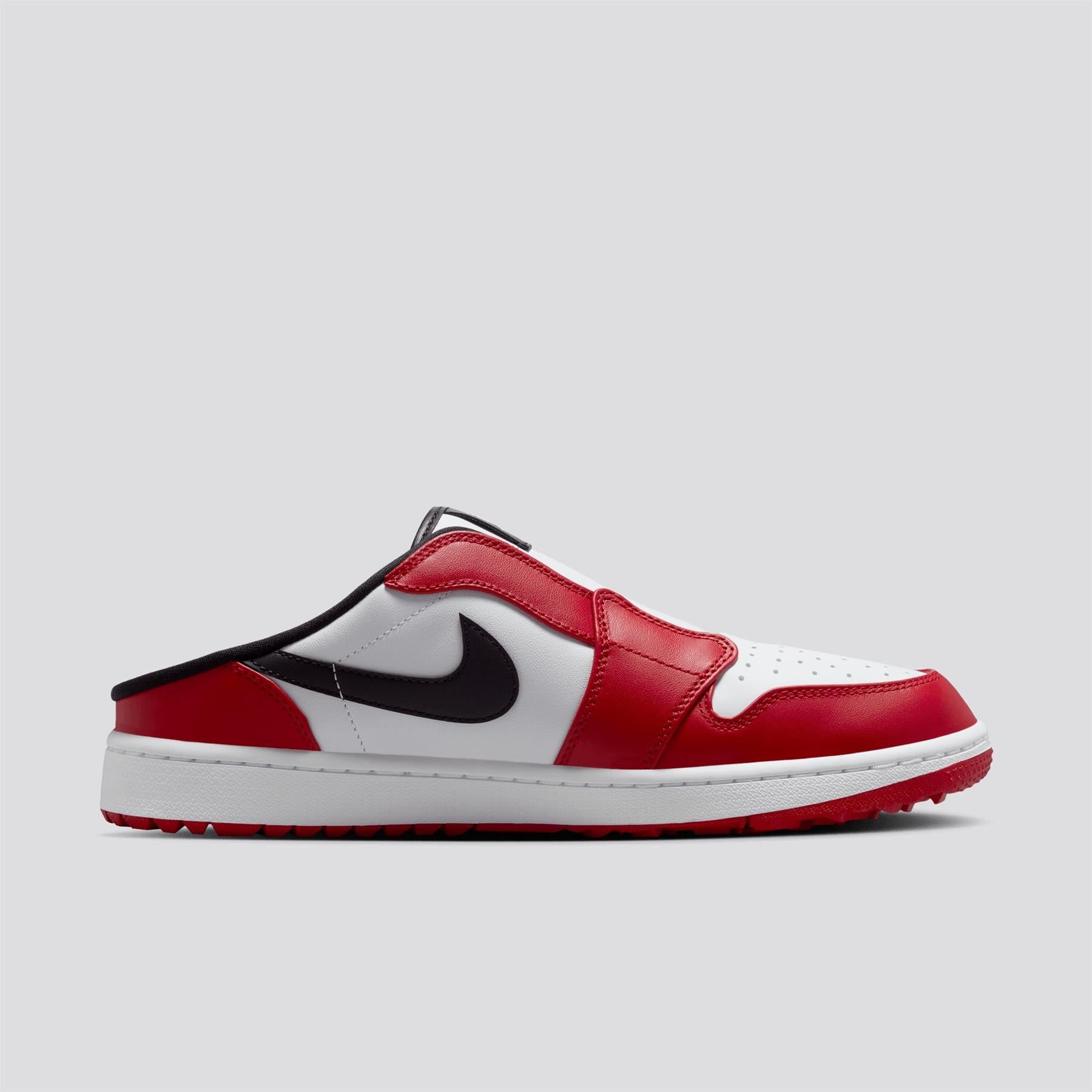 Jordan Golf Men's Air Jordan 1 Mule Spikeless Shoes Red