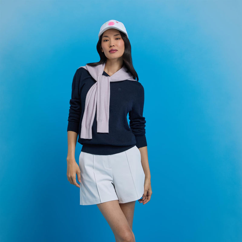 Womens Performance High Waist Shorts Chalk White