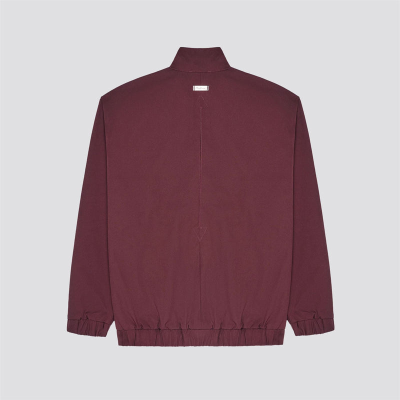 Noah Half Zip Pullover Red Mahogany