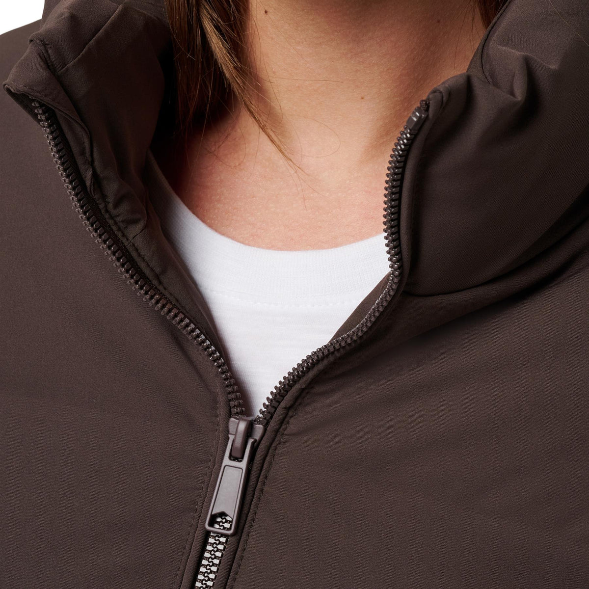 Womens Moontide Bonded Jacket Coffee Grounds