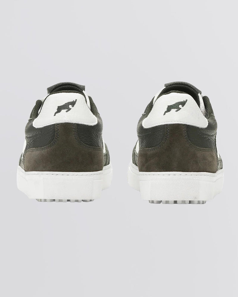 The Contour Collection Golf Shoes Dark Green/White Leather