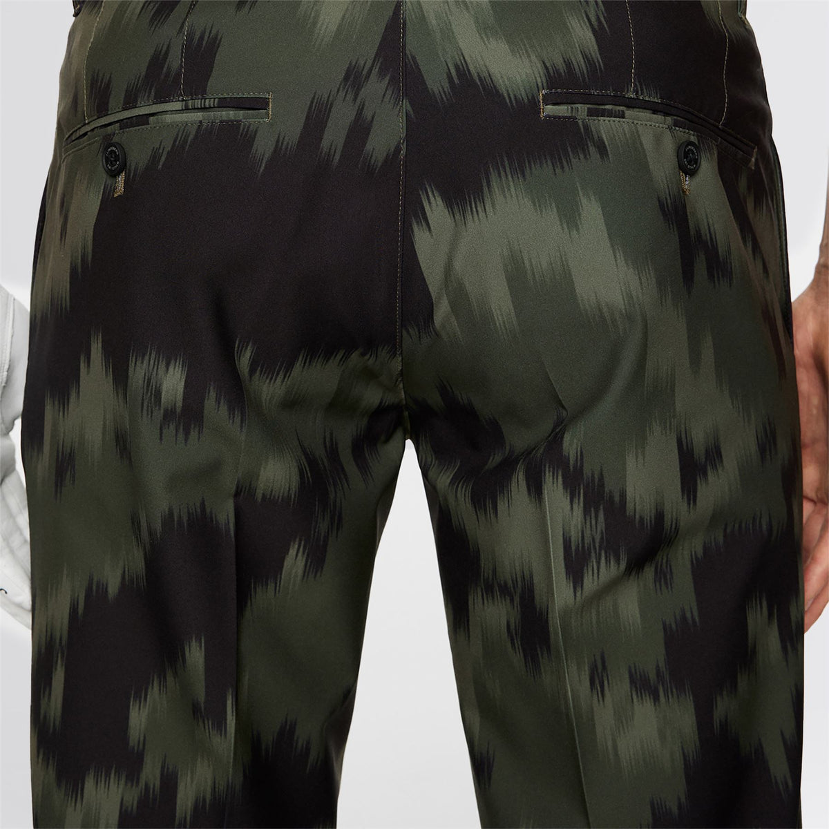 Ellott Print Pants Warp Forest