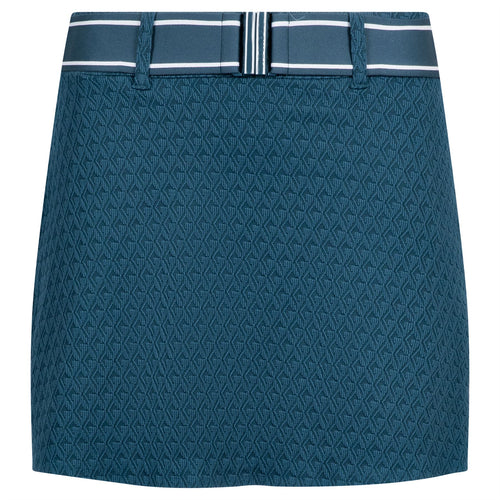 Womens Diamonds All Day Belted Jacquard Skirt Aegean - AW24