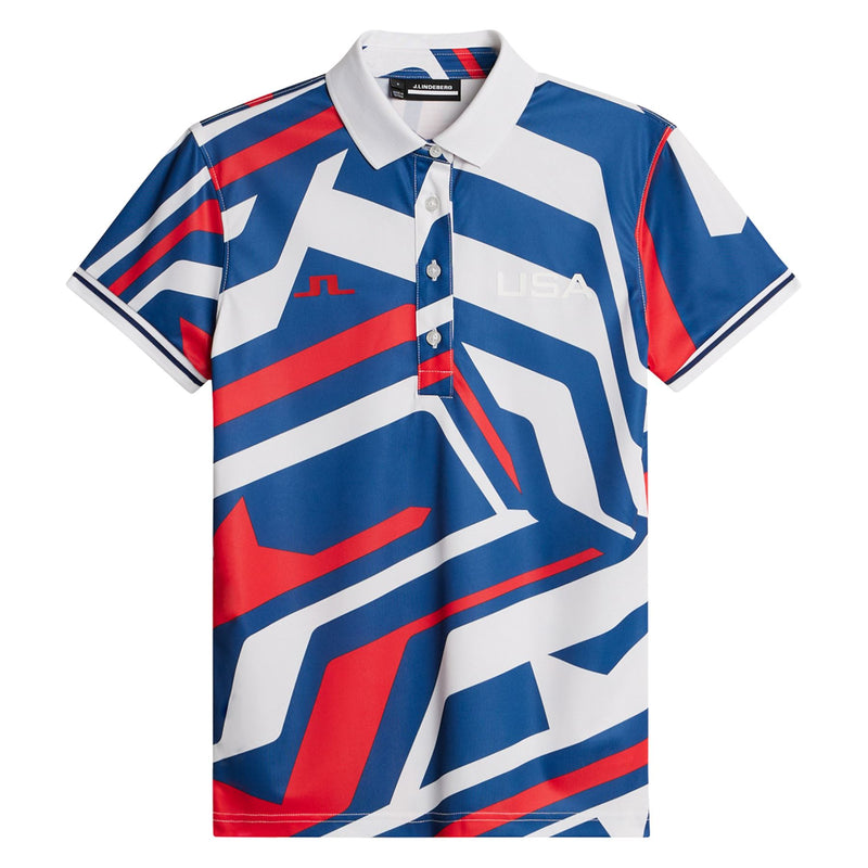 Womens Felicite TX Jersey Polo US Golf Red
