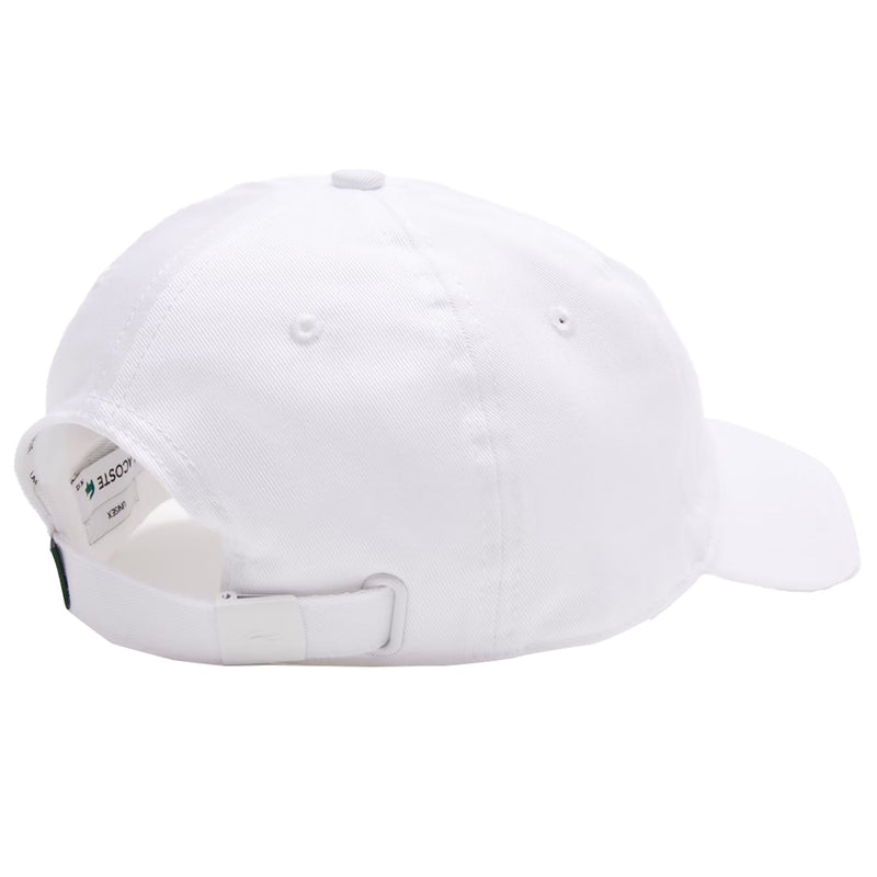 Unisex Adjustable Organic Cotton Twill Cap White