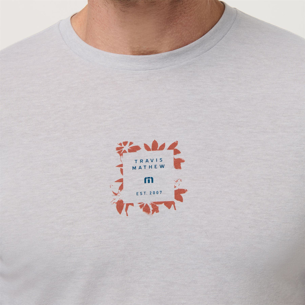 Shorts Layover Tee Heather Light Grey