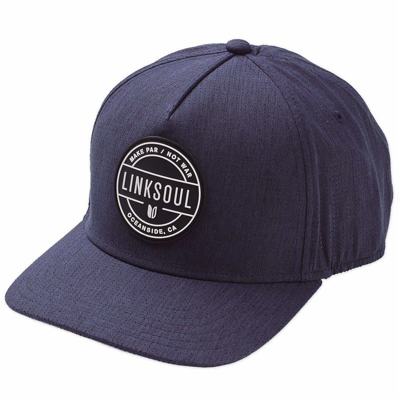 Industrial Patch Boardwalker AC Snapback Hat Navy/Black/White