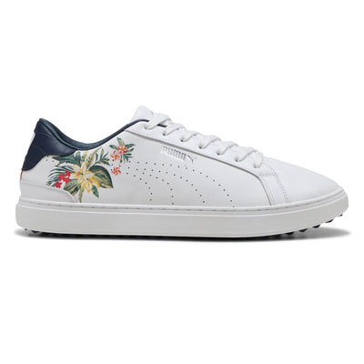 X PTC Clyde Golf Shoes Puma White/Deep Navy/Red Fire