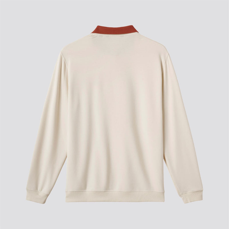 Amenities Collar Crew Sweater Birch