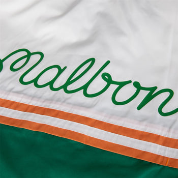 Malbon Golf Costanzo Windbreaker White | TRENDYGOLF USA