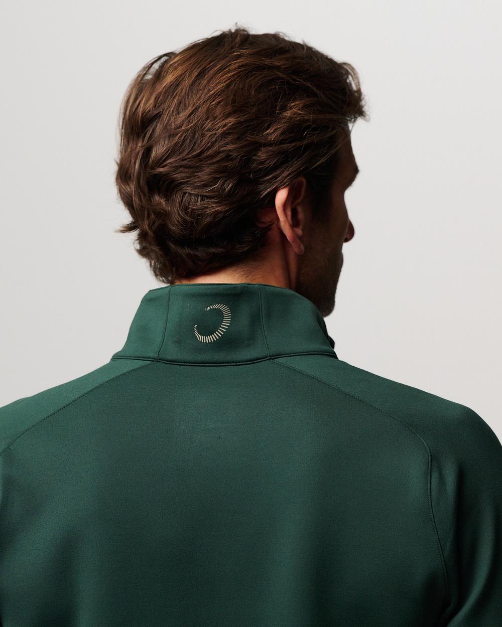TKO Quarter Zip Racing Green