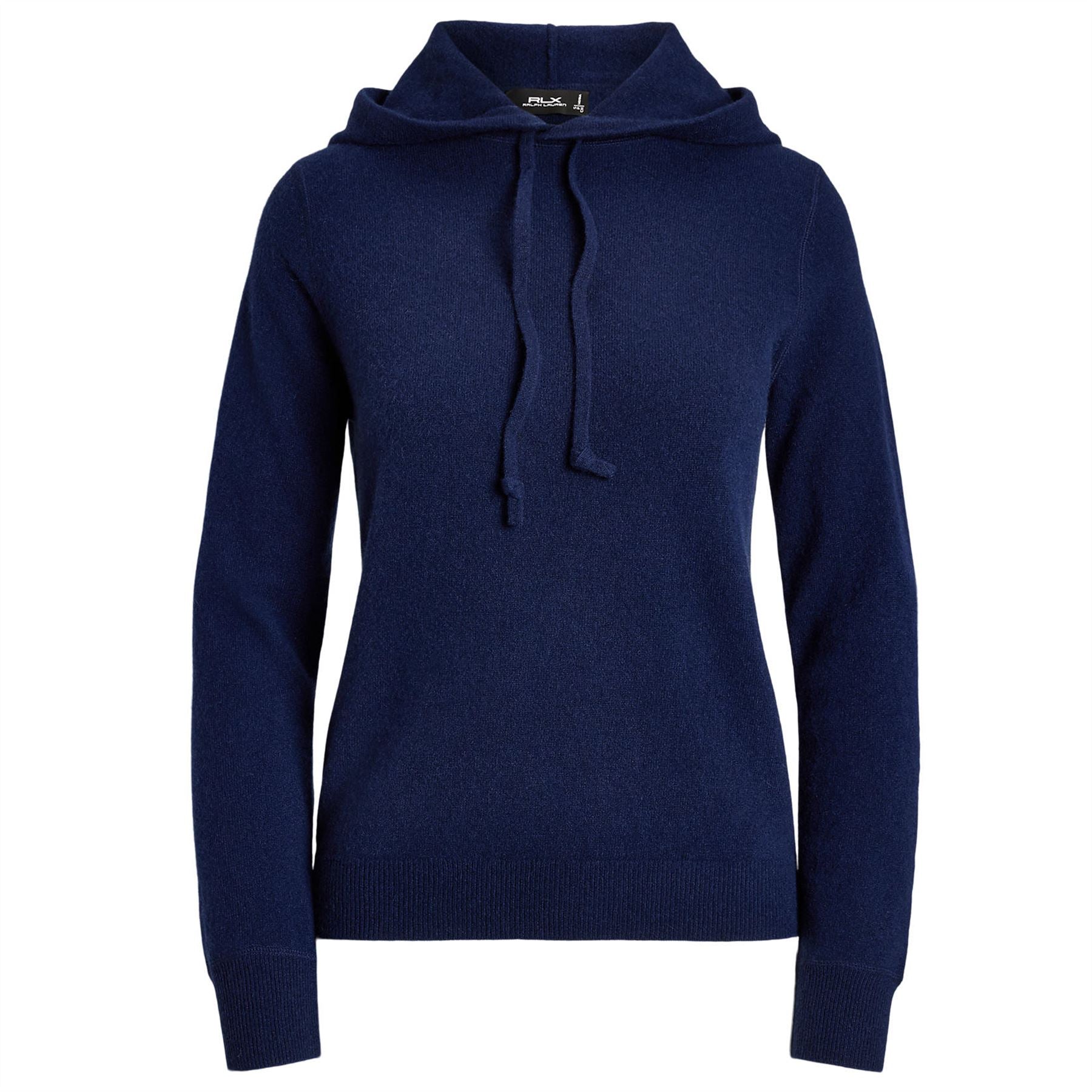 Womens RLX Cashmere Hoodie Refined Navy