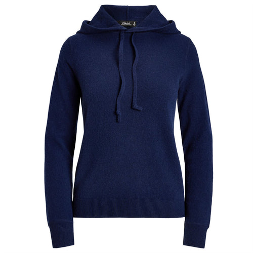 Womens RLX Cashmere Hoodie Refined Navy