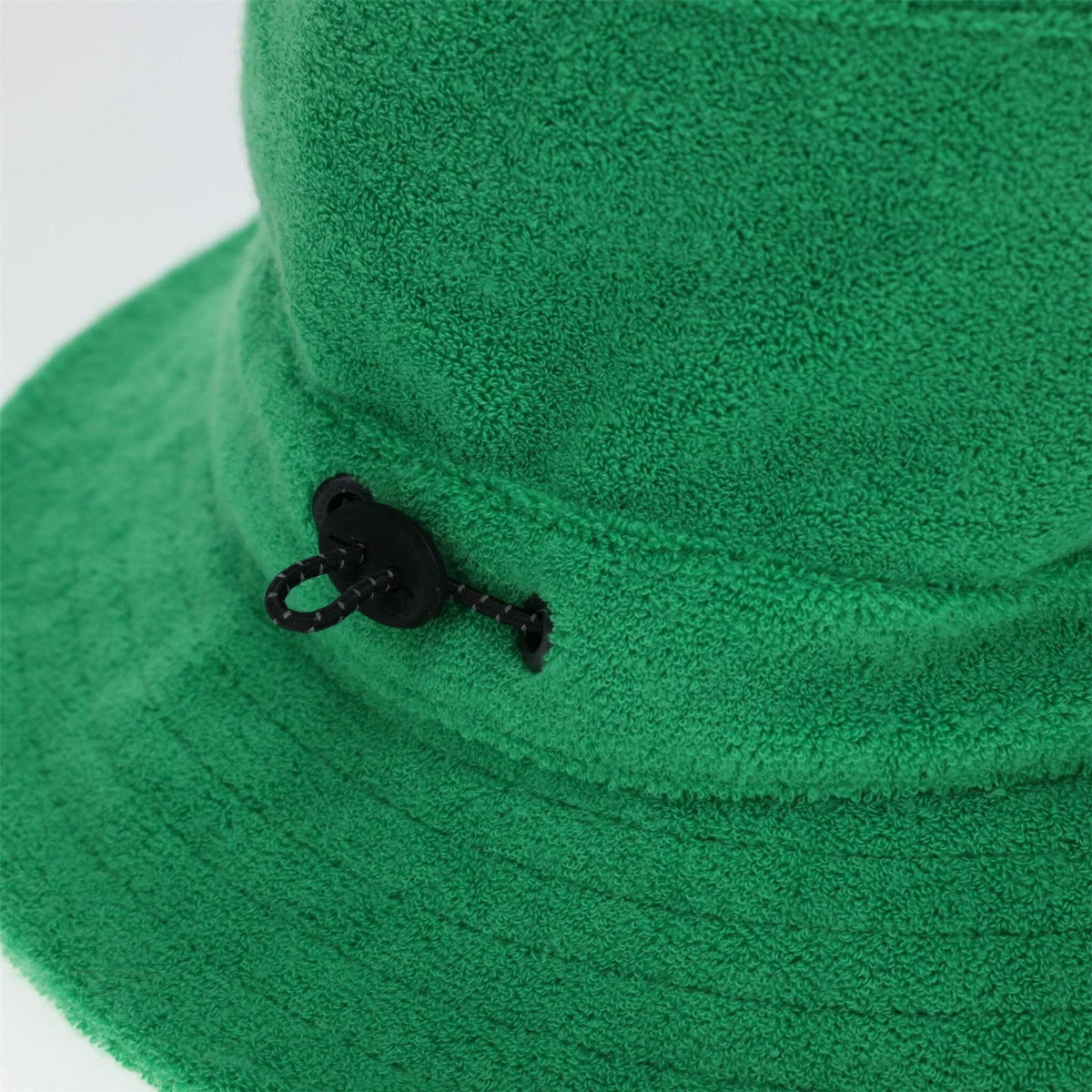 Womens Terry Towel Sport Bucket Hat Bright Green