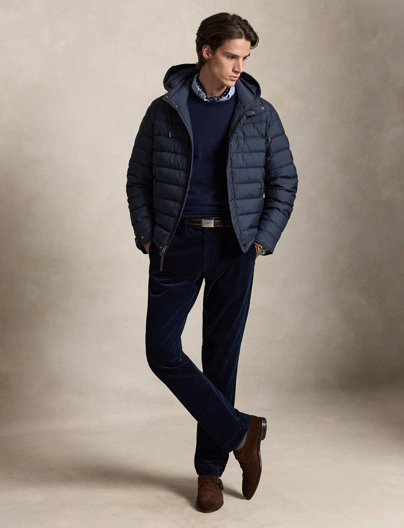 Stretch Bedford Corduroy Pant Aviator Navy
