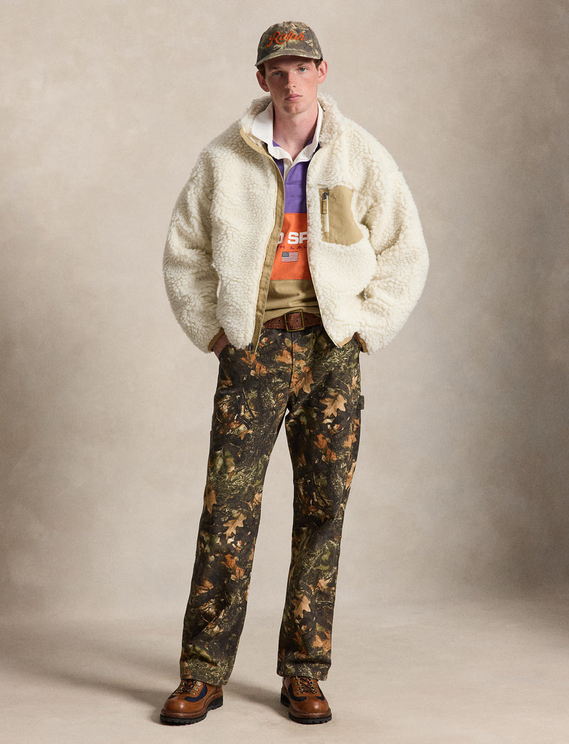 Shaggy High Pile Pullover Clubhouse Cream