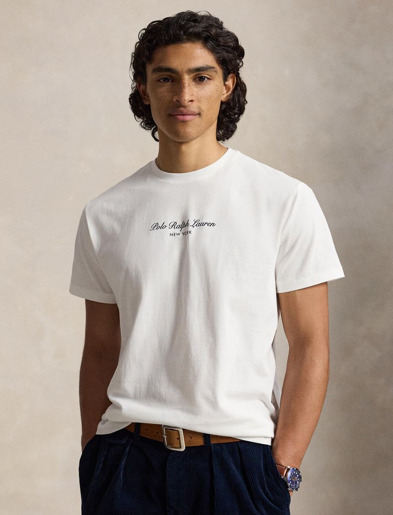 Lightweight Jersey T Shirt White