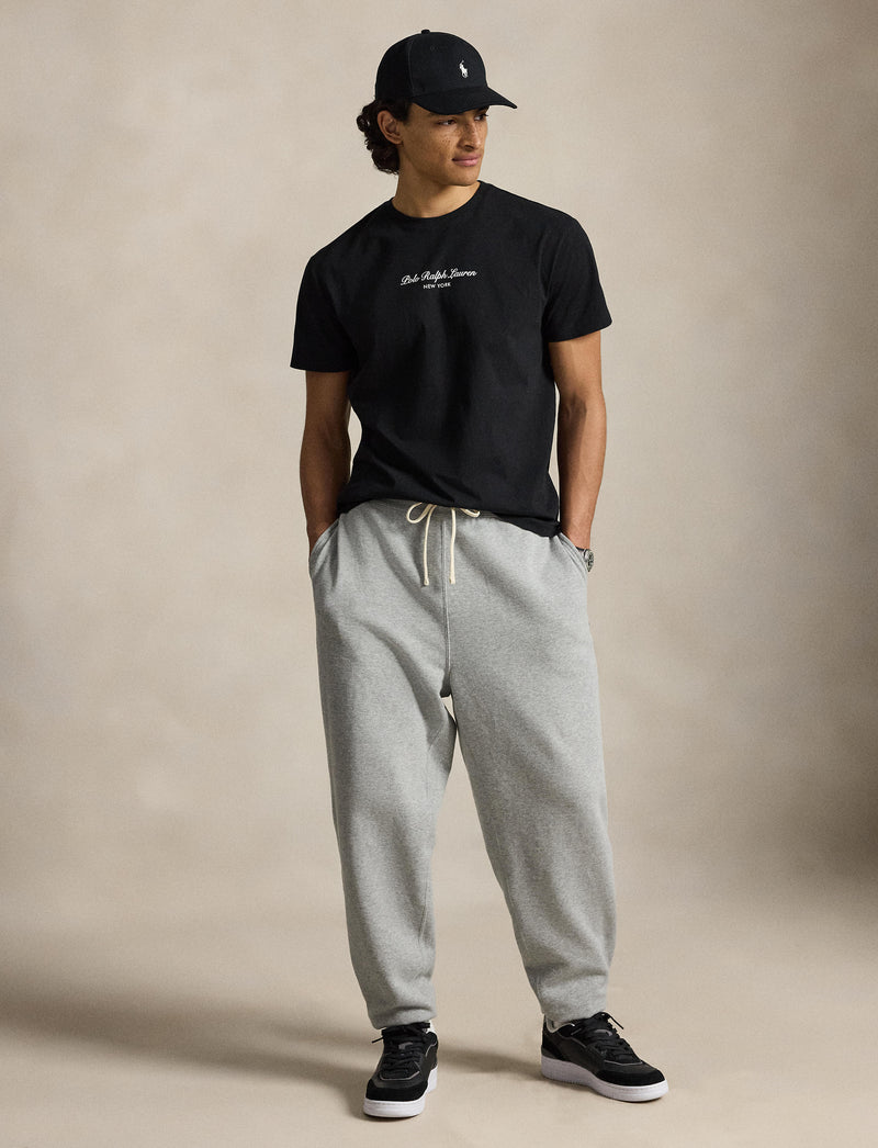 Lightweight Jersey T Shirt Polo Black