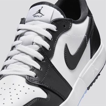 Jordan Golf Air Jordan 1 Low Spiked Golf Shoes White/Black