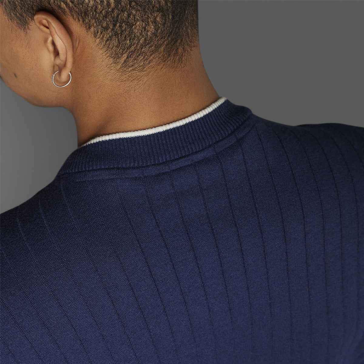 Cashmere Knit Sweatshirt Night Indigo
