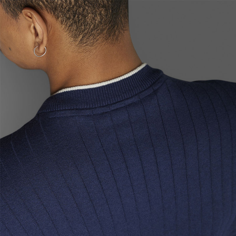 Cashmere Knit Sweatshirt Night Indigo