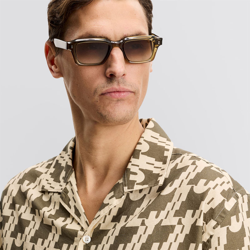 Ellis Border Resort Shirt JL Glitch Kalamata