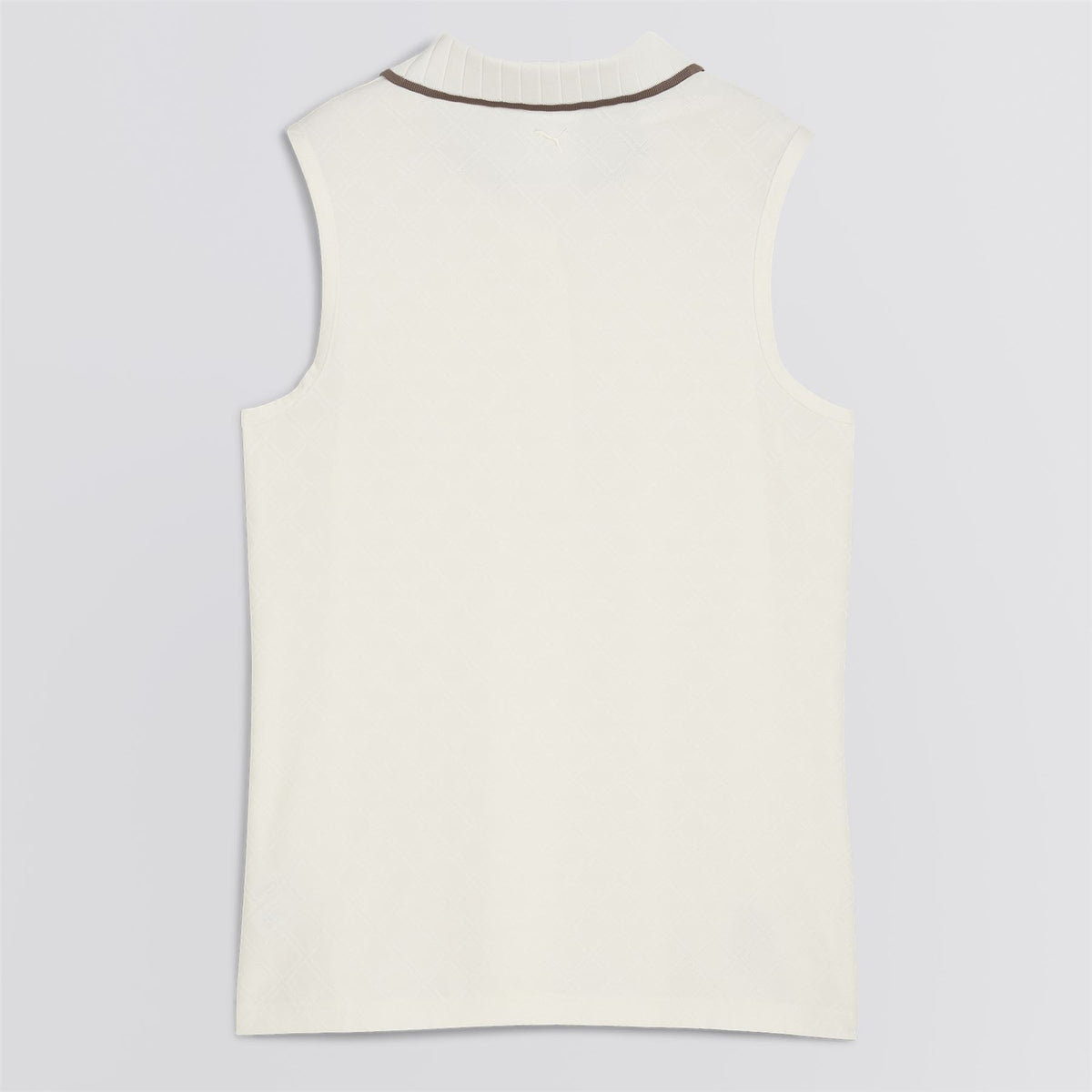 x AP Womens Jacquard SL Polo Warm White
