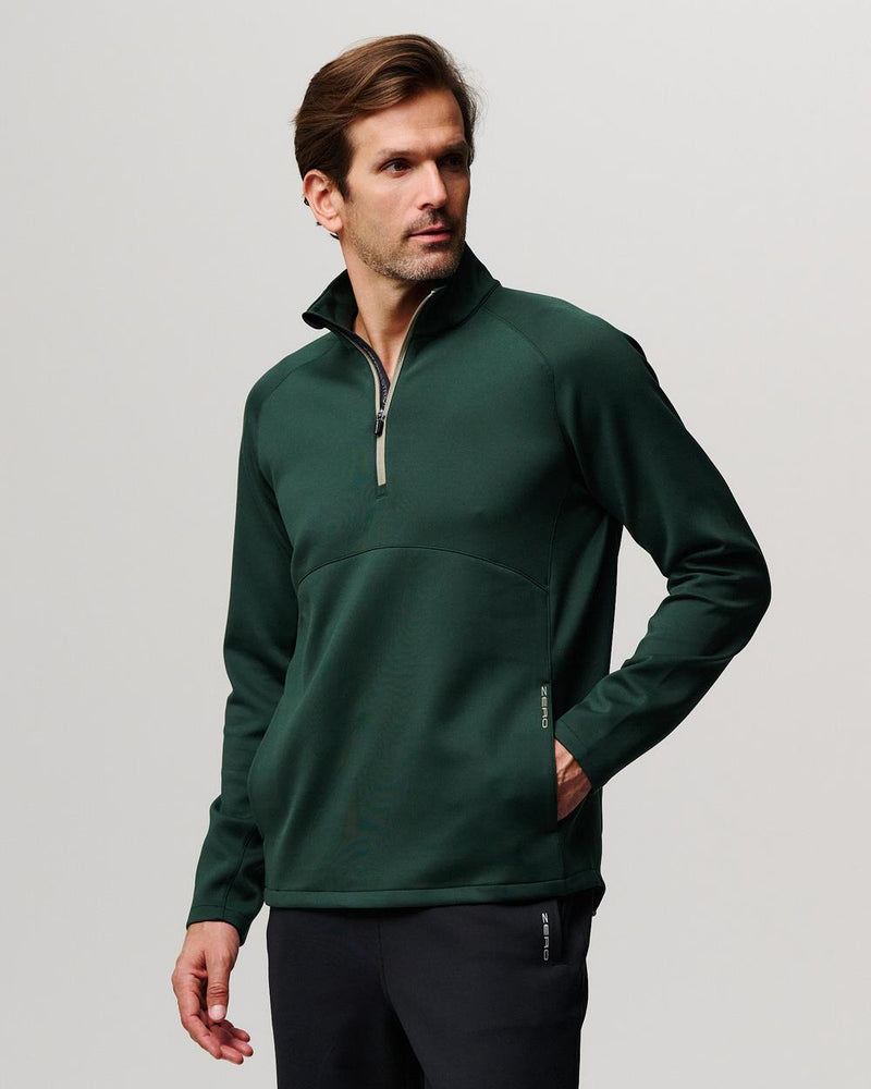 TKO Quarter Zip Racing Green