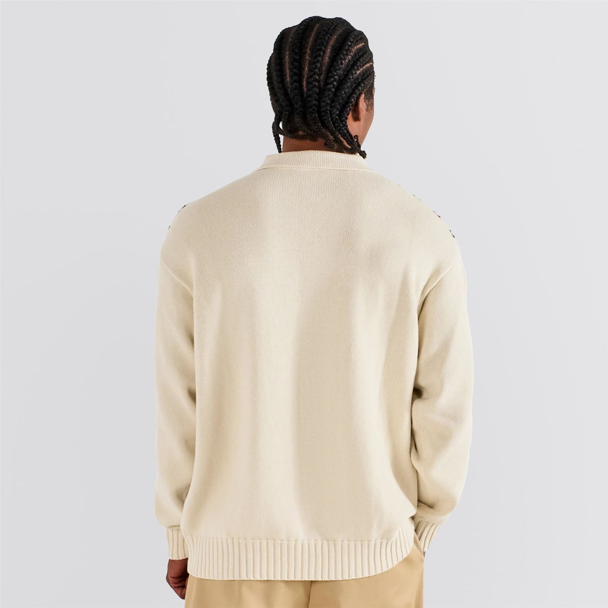 Links Polo Sweater Beige