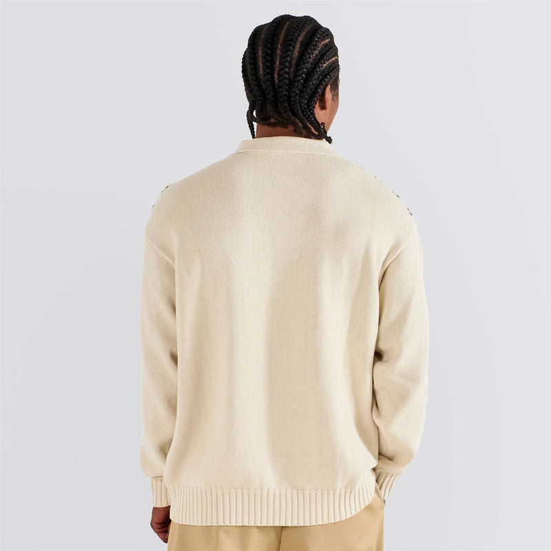 Links Polo Sweater Beige