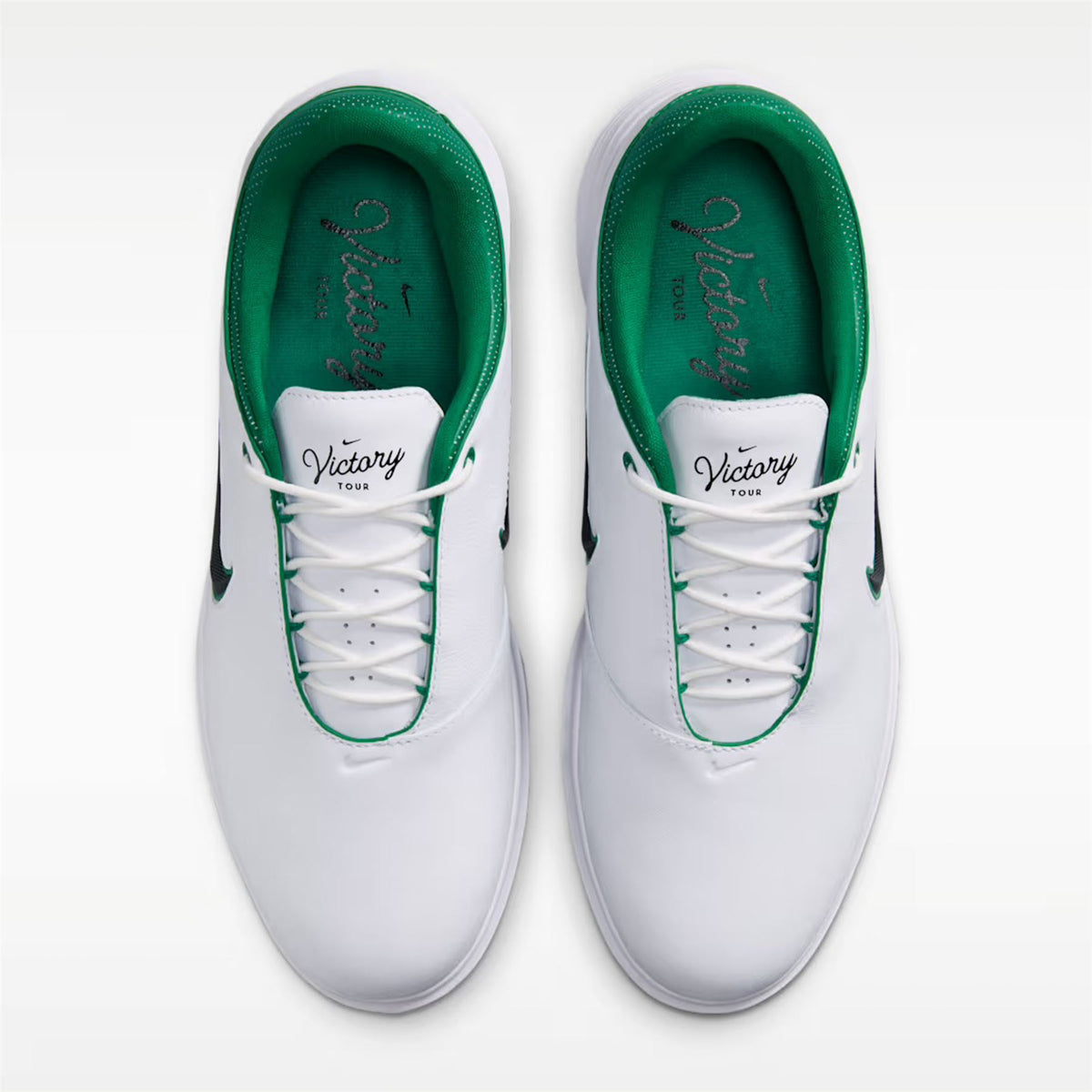 Victory Tour 4 Spiked Golf Shoes White/Black Malachite