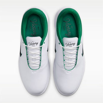 Nike Victory Tour 4 Spiked Golf Shoes White/Black Malachite  display picture 2