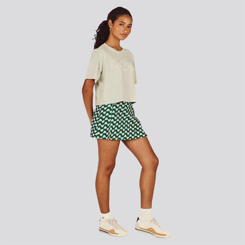 Womens Ella Skirt Garden Green/Green Tint