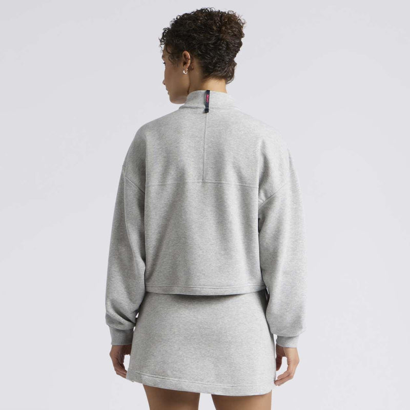 Womens French Terry Quarter Zip Pullover