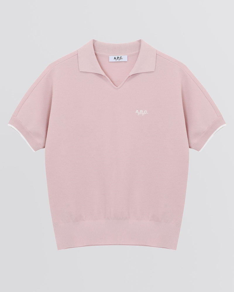 Maryse Short Sleeve Sweater Pink