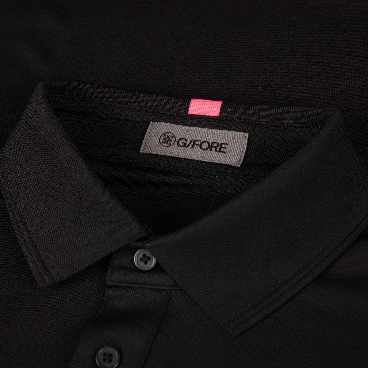 S&T Golf Logo Essential Performance Pique Polo Onyx