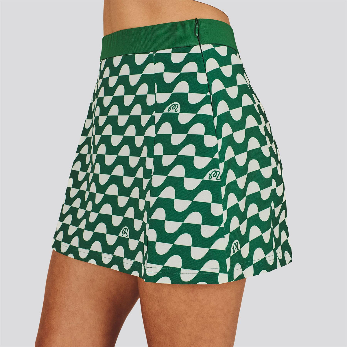 Womens Ella Skirt Garden Green/Green Tint