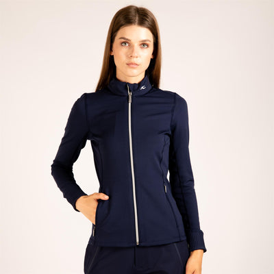 Womens Birdie Full Zip Mid Layer Atlanta Blue