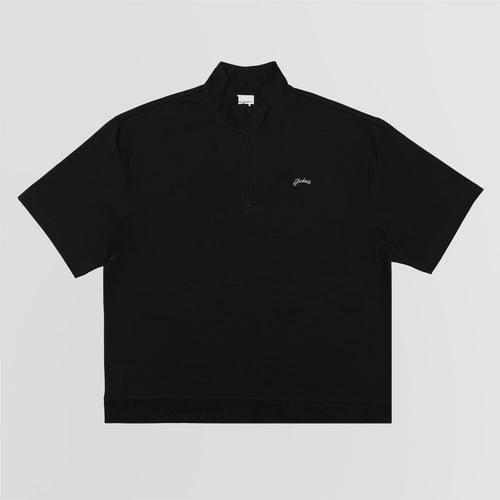 Manager SS Quarter Zip Shirt Black