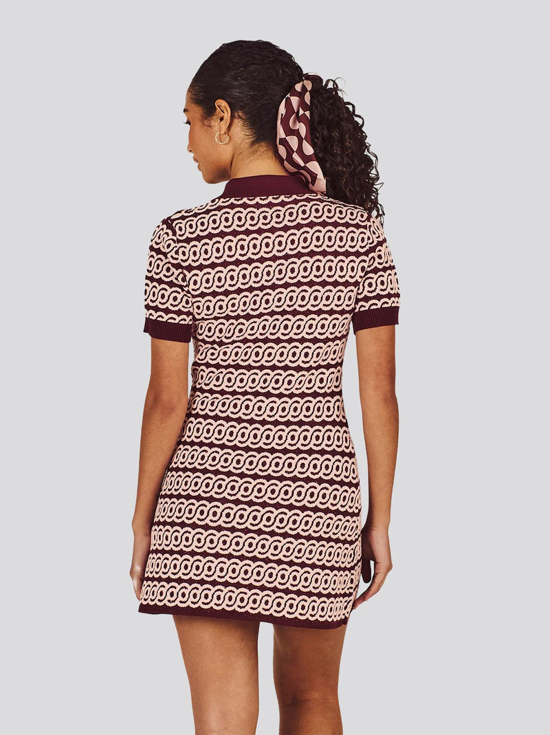 Womens Clara Dress Raspberry Truffle/Rosy Touch